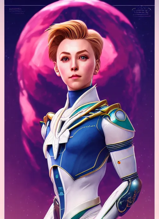 Image similar to symmetry!! portrait of sailor uranus! alien in the style of horizon zero dawn, machine face, intricate, elegant, highly detailed, digital painting, artstation, concept art, smooth, sharp focus, illustration, art by artgerm and greg rutkowski and alphonse mucha, 8 k