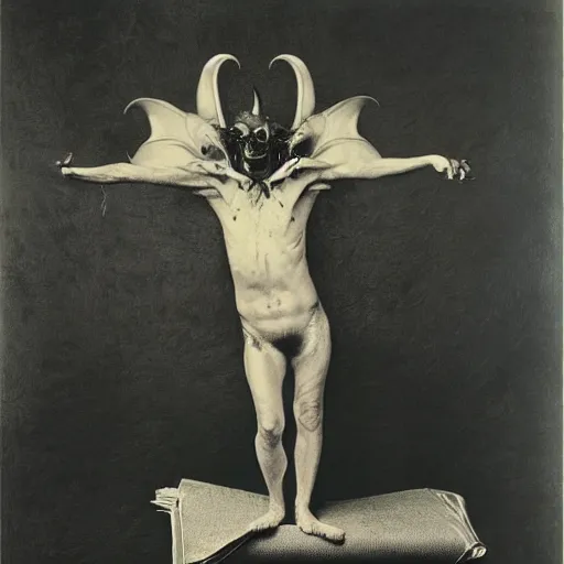 Prompt: portrait of the devil by annie liebovitz, hieronymus bosch, joel peter witkin,