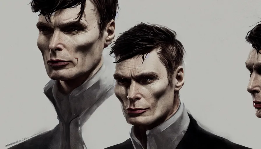 Prompt: Cillian Murphy is Double-Face from Batman, hyperdetailed, artstation, cgsociety, 8k