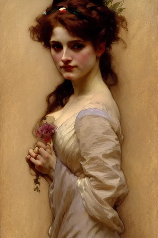 victorian lady, painting by daniel gerhartz, alphonse