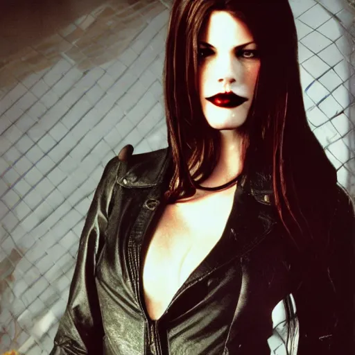 Prompt: liv tyler, vampire the masquerade bloodlines, troika games, vtmb, vtm