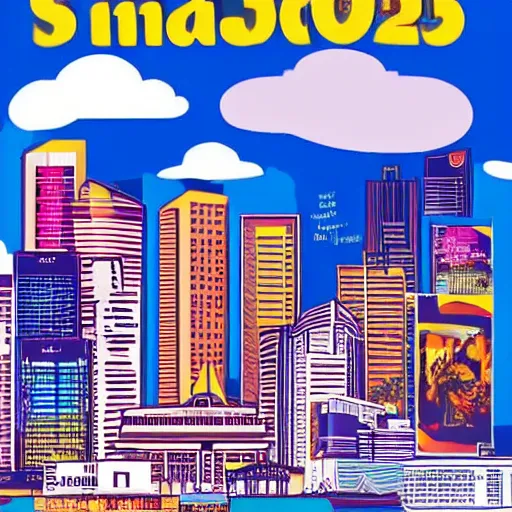 Image similar to a 2 0 0 0 s singaporean poster