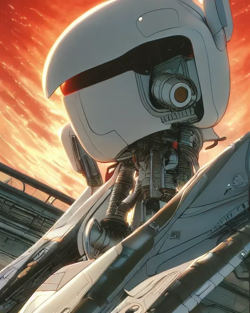Prompt: spaceship in the form of a rodent, cybernetic enhancements, art by makoto shinkai and alan bean, yukito kishiro