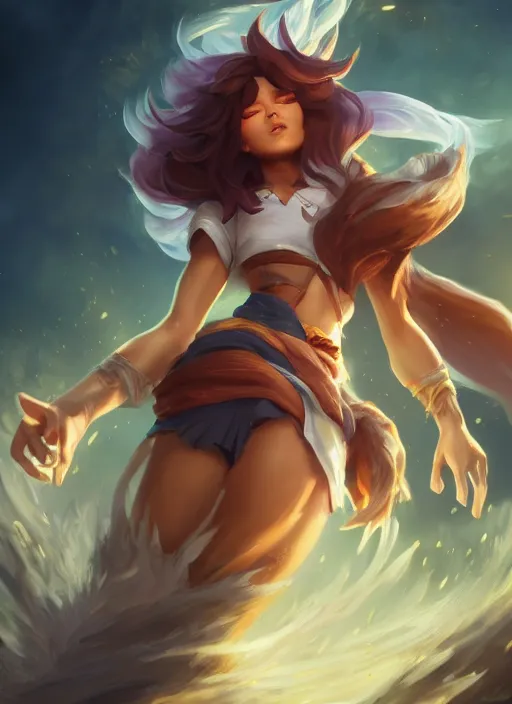 Prompt: taliyah, from league of legends, au naturel, fighting, 裸 体, hyper detailed, digital art, trending in artstation, cinematic lighting, studio quality smooth render, unreal engine 5 rendered, octane rendered, art style by klimt and nixeu and ian sprigger and wlop and krenz cushart