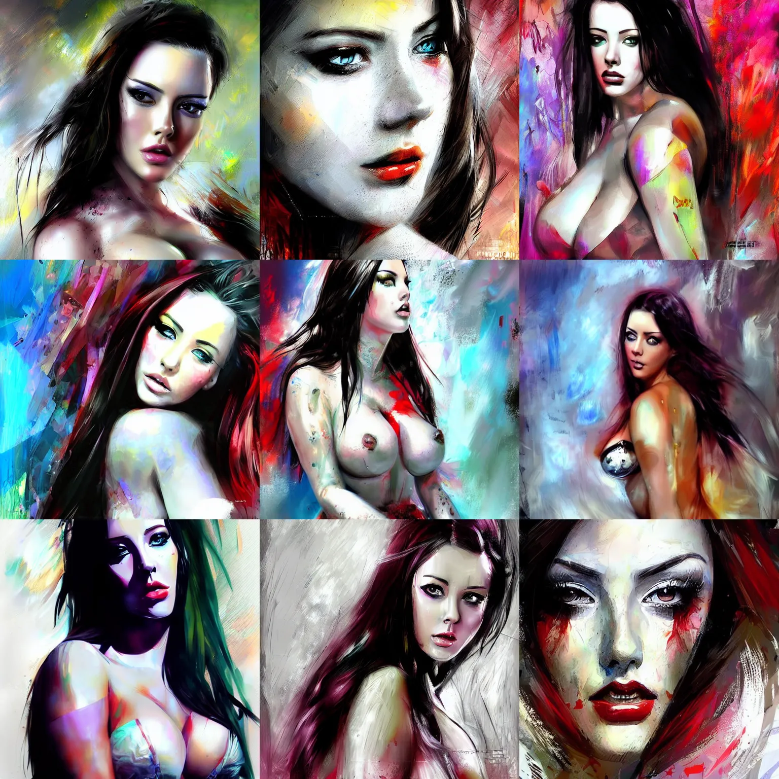 Prompt: angelawhite by yossi kotler, ultra detailed