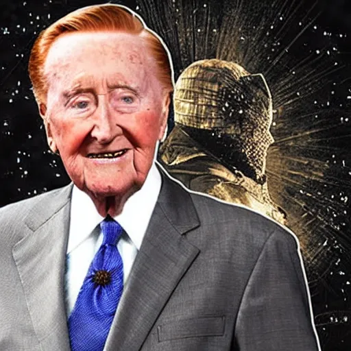 Image similar to vin scully in dark souls