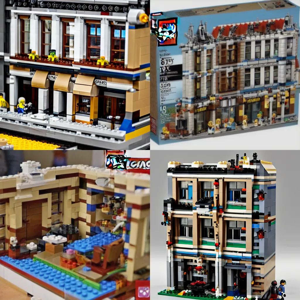 Prompt: Lego build of the backrooms, realistic, hyperralistic