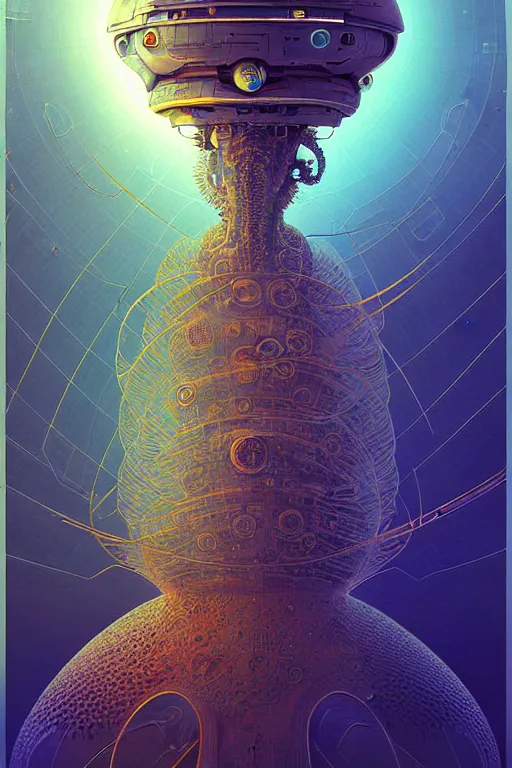 Image similar to design only! 2 0 5 0 s retro future art 1 9 7 0 s science fiction borders lines decorations space machine, mech, robot. muted colors. by jean - baptiste monge, ralph mcquarrie, marc simonetti, 1 6 6 7. mandelbulb 3 d, fractal flame, jelly fish, coral