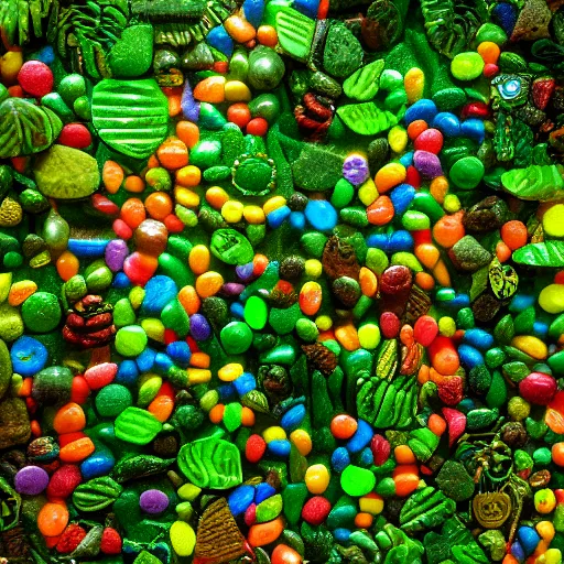 Image similar to gumdrop rainforest