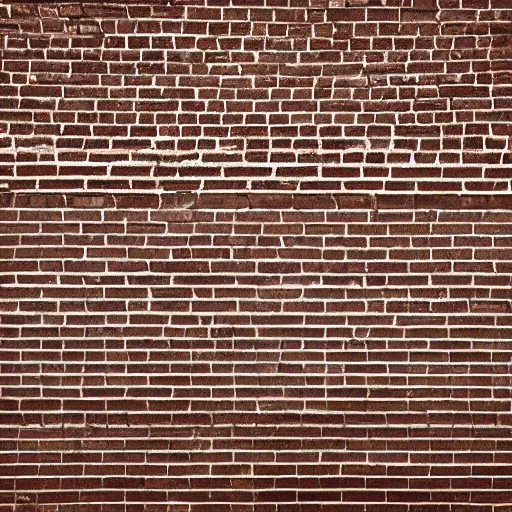 Image similar to an albedo texture of brick wall, flat lighting, top - down photograph