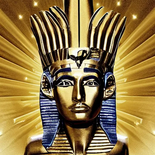 Image similar to pharaoh donald trump