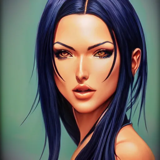 Image similar to highly detailed vfx portrait of nico robin, artgerm