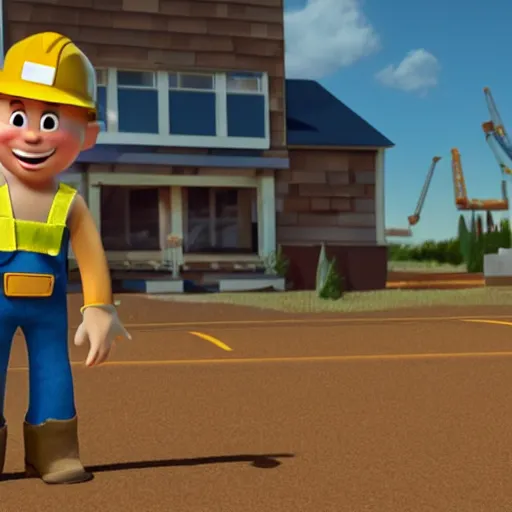 Prompt: bob the builder as a real person, photorealistic, cinematic