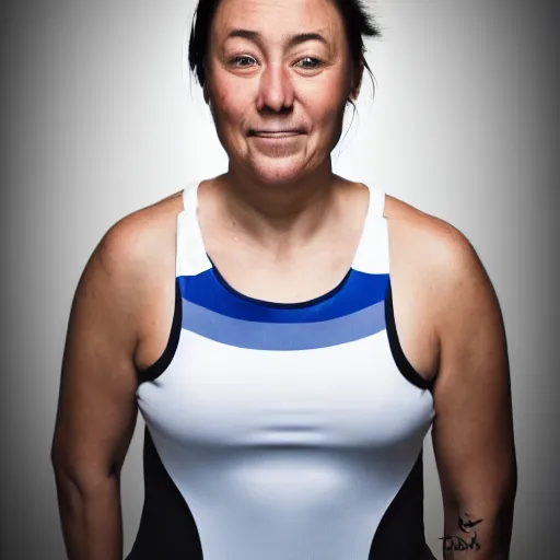 Image similar to this person is athletic, portrait photograph