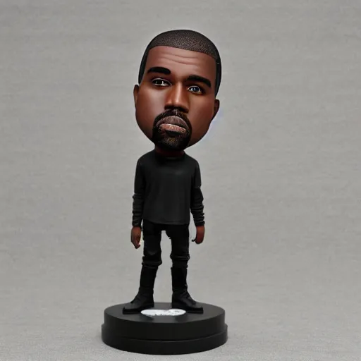 Image similar to kanye west bobblehead figure