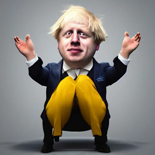 Image similar to boris johnson as a toilet, photorealistic, highly detailed 8 k