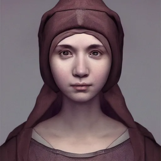 Image similar to a 1 0 th century woman, detailed facial features, golden ratio, centered, photorealistic photography, photorealism, cinematic photography, fisheye!!!!! lens, artstation, cgsociety contest winner, vignette