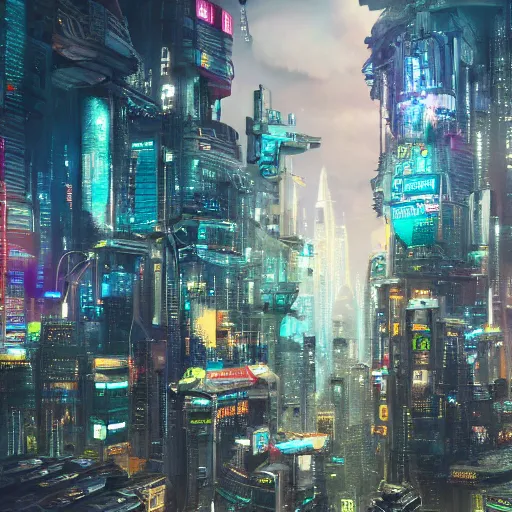 Image similar to hd photo of futuristic cyberpunk city, highly detailed