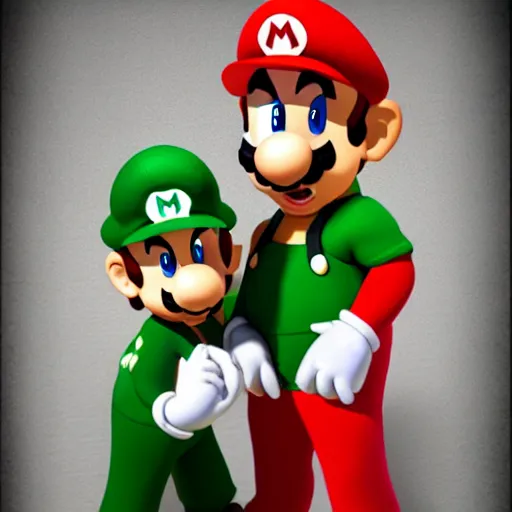 Image similar to realistic mario bros