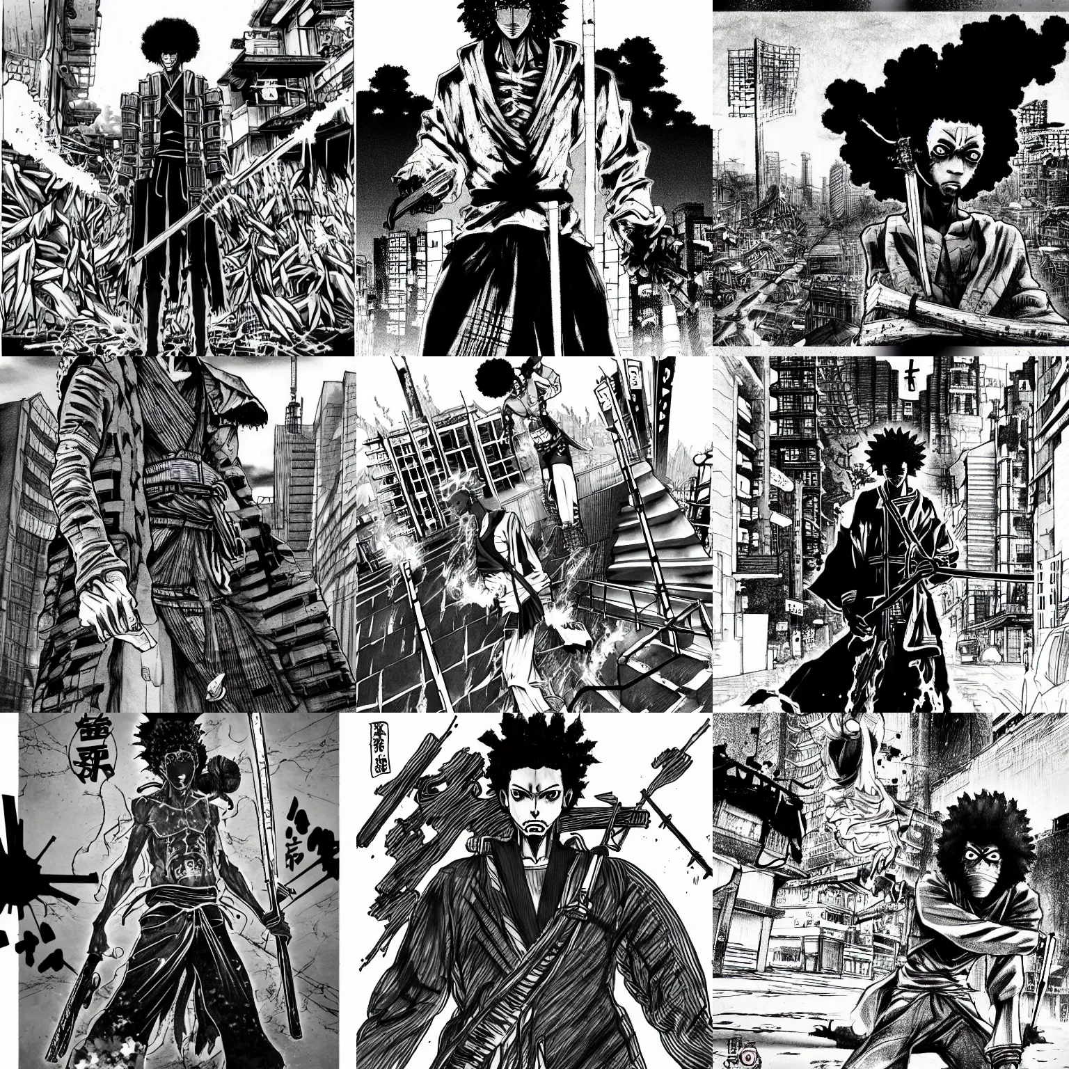 Mangá Afro Samurai COMPLETO