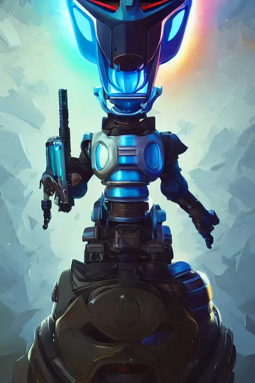 Image similar to epic mask helmet robot ninja portrait stylized as fornite style game design fanart by concept artist gervasio canda, behance hd by jesper ejsing, by rhads, makoto shinkai and lois van baarle, ilya kuvshinov, rossdraws global illumination radiating a glowing aura global illumination ray tracing hdr render in unreal engine 5