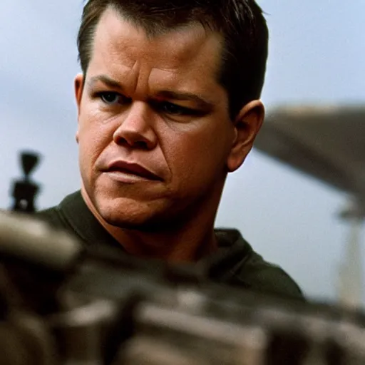 Prompt: Matt Damon starring in The Jackal