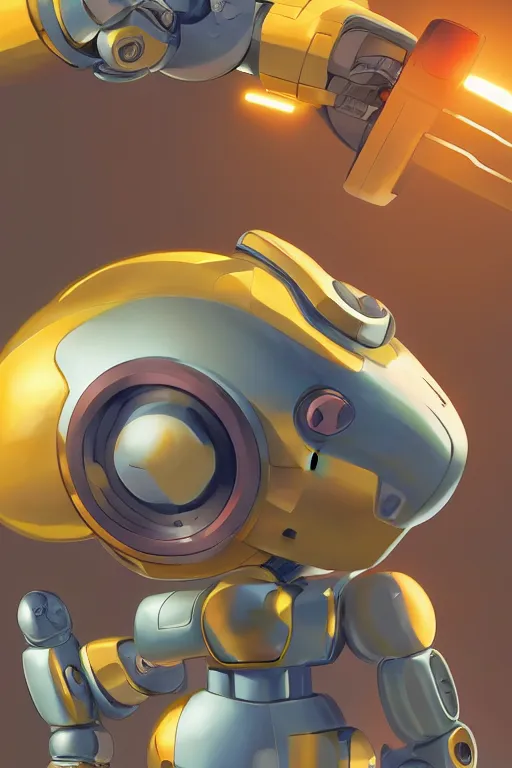 Image similar to metabots medabots medarotto medarot robot minimalist comics, behance hd by jesper ejsing, by rhads, makoto shinkai and lois van baarle, ilya kuvshinov, rossdraws global illumination ray tracing hdr radiating a glowing aura