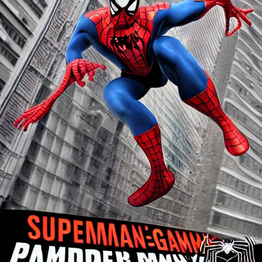 Prompt: spiderman gaming