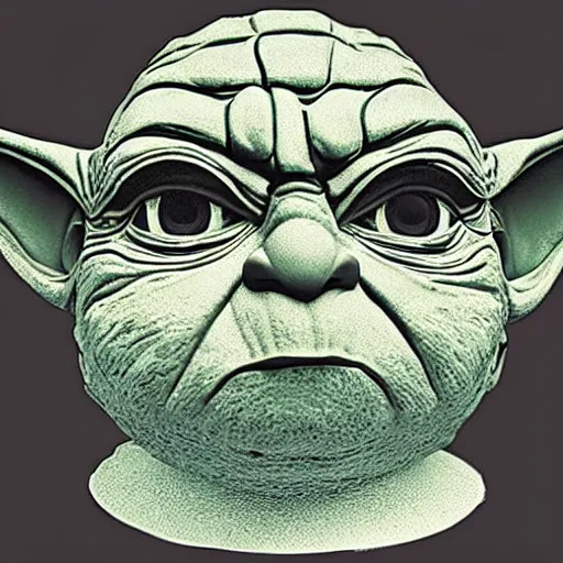 Image similar to toilet with angry facial expression, used by yoda