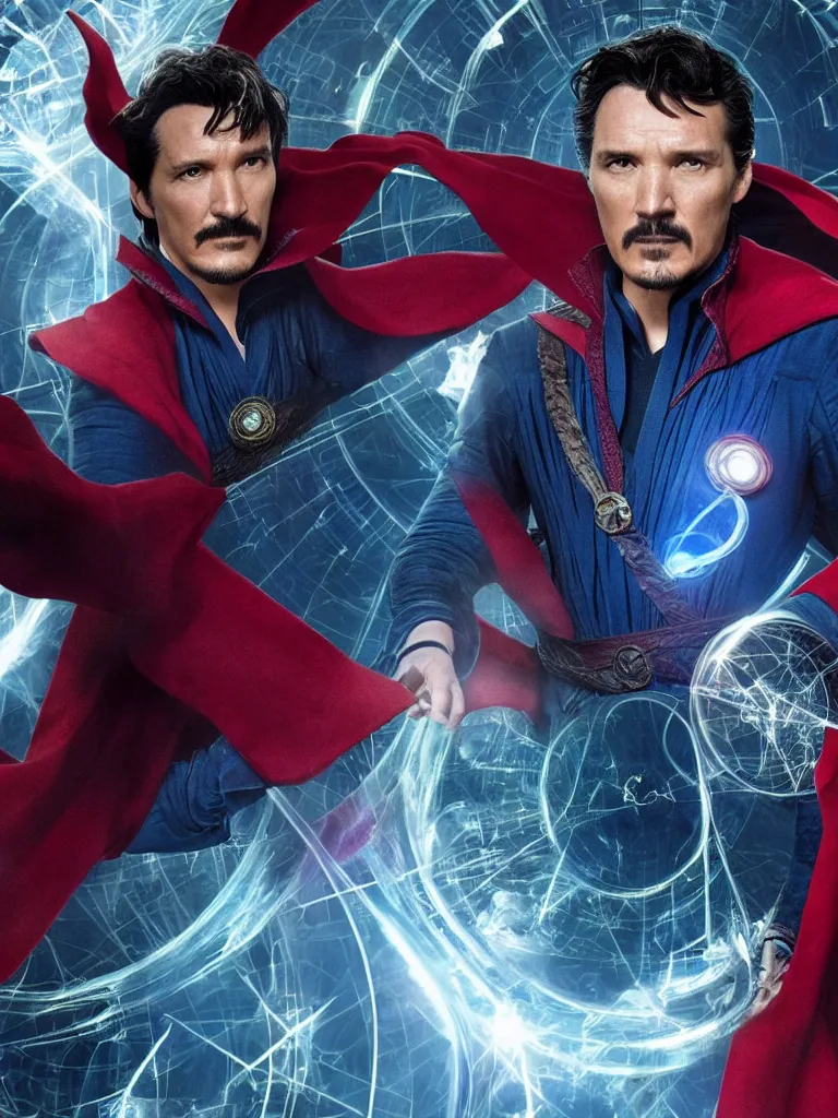 Image similar to Pedro Pascal as Doctor Strange