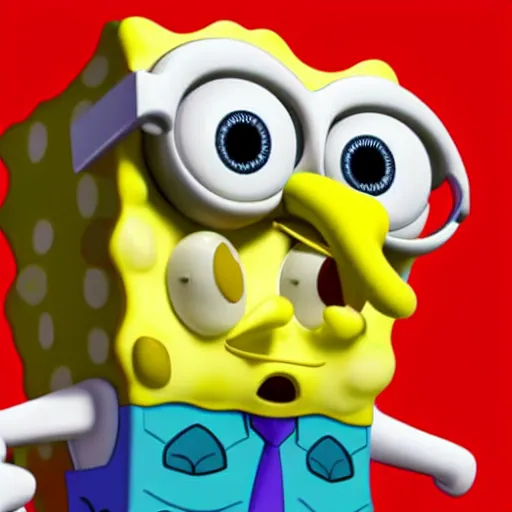 SpongeBob is Sick! - mariondomenei - Digital Art, People & Figures