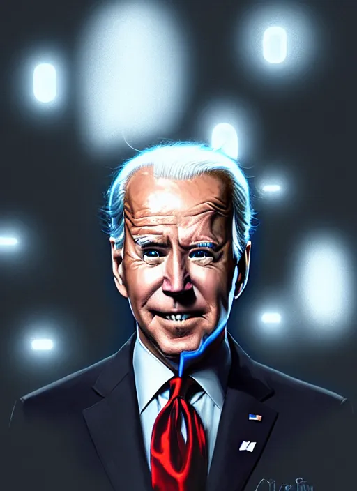 Prompt: portrait of joe biden as robin from batman, intricate, elegant, glowing lights, highly detailed, digital painting, artstation, concept art, sharp focus, illustration, art by wlop, mars ravelo and greg rutkowski