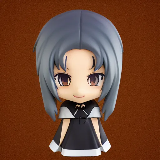 Image similar to face detailing wizard in the style of matte painting nendoroid and chibi, eyes in the style of nendoroid, middle close up, Julian ope, flat shading, 2D illustration, Swiss modernizm, ukiyoe style