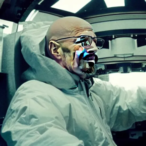 Prompt: Walter White in Interstellar