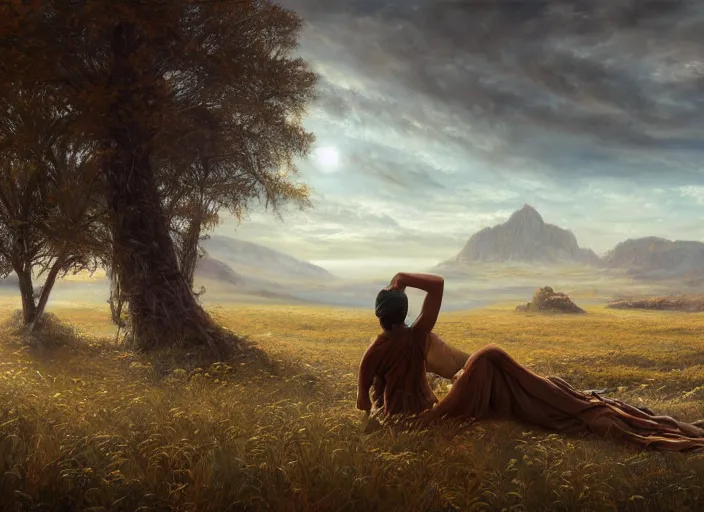 Prompt: a full head photo, detailed photograph of a dreaming phacocher in a distance landscape, photorealism ultradetailed digital art, irina french, heraldo ortega, mandy jurgens, golden ratio, art canvas, award winning, masterpiece trending on artstation 8 k 1 5 0 mpx, hasselblade wide shot