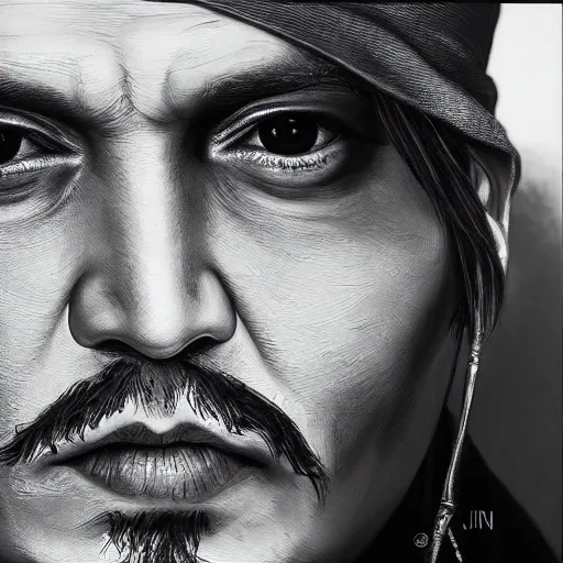 Image similar to Johnny Depp, ultra detail, ultra realist, 8K, 3D, natural light, photorealism