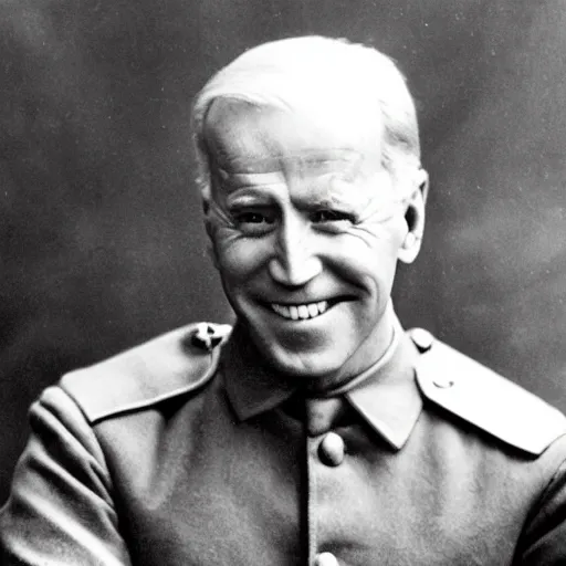 Prompt: joe biden ww1 photo