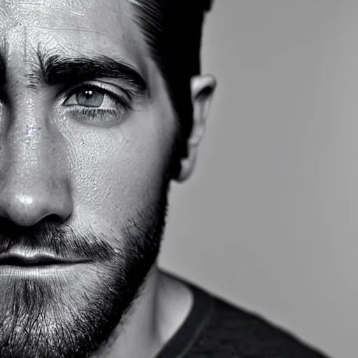 Prompt: Jake Gyllenhaal underwear commercial, Calvin Klein photograph, intricate, photorealistic facial expressions, detailed, intricately detailed, studio lighting, trending on artstation, 4k, 8k