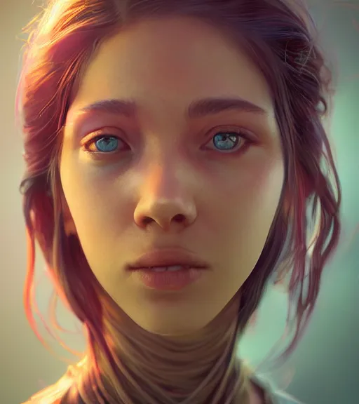 Prompt: highly detailed macro shot of a human portrait of a rose, unreal engine, loish, rhads, makoto shinkai and tom bagshaw, reflective global illumination, god rays, detailed and intricate environment