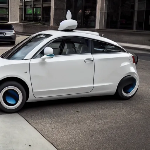 Image similar to smooth Apple car
