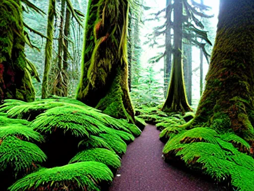 Image similar to hall of mosses at olympic national park