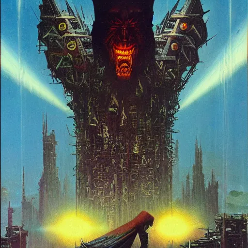 Image similar to ordinary evil man by bruce pennington and jeff easley, 8 k resolution