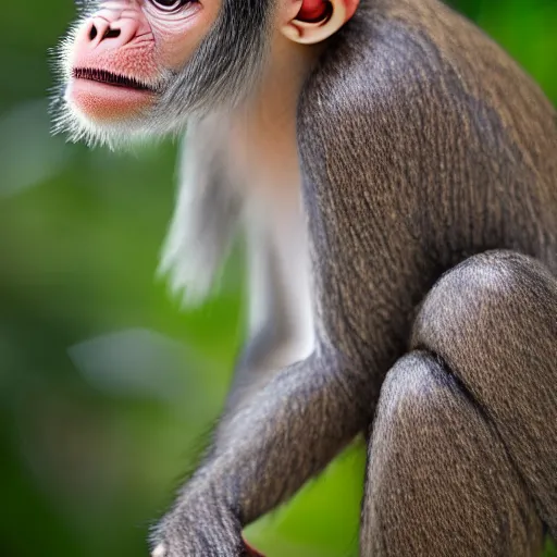 Image similar to sad egyptian monkey, highly detailed, high quality, hd, 4 k, 8 k, canon 3 0 0 mm, professional photographer, 4 0 mp, lifelike, top - rated, award winning, realistic, sharp, no blur, edited, corrected, trending