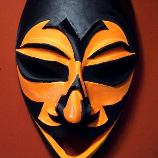 Image similar to orange gothic mask