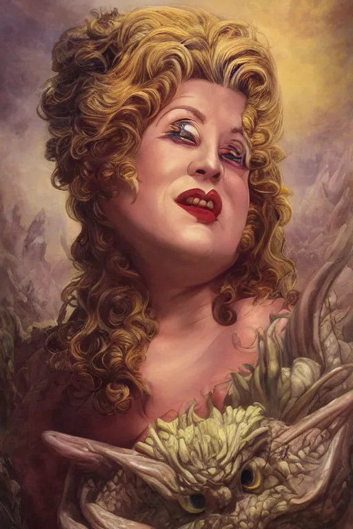 Prompt: A fantasy comic book style portrait painting of Shelley Winters, hybrid, Susan Hayward, as an Atlantean Reptilian Warrior, François Boucher, Oil Painting, Mystical Valkyrie, unreal 5, DAZ, hyperrealistic, octane render, Regal, Refined, Detailed Digital Art, RPG portrait, William-Adolphe Bouguereau, Michael Cheval, Walt Disney (1937), Steampunk, dynamic lighting, Highly Detailed, Cinematic Lighting, Unreal Engine, 8k, HD