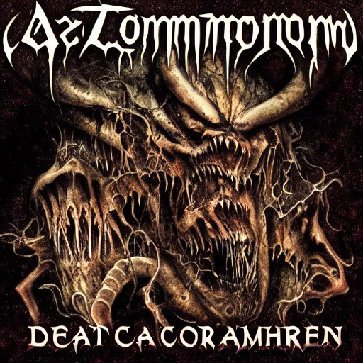 Image similar to Cacodemon death metal album cover