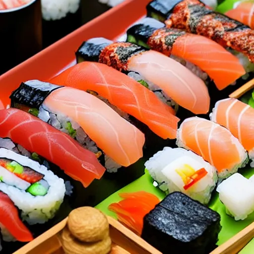 Image similar to lovely sushi buffet