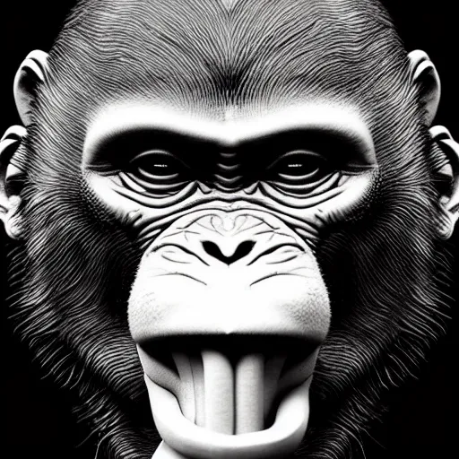 Prompt: a monkey eating a banana ; typography; intricate details; soft lighting; high definition; sharp focus; digital art; attractive features; drawn by Hirohiko Araki; trending on artstation; bust up portrait, made by Stanley Artgerm Lau, WLOP, Rossdraws, James Jean, Andrei Riabovitchev, Marc Simonetti, Yoshitaka Amano, ArtStation