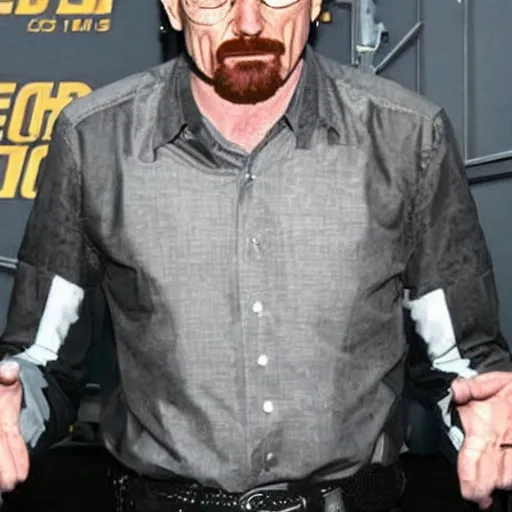 Image similar to walter white joins the avengers