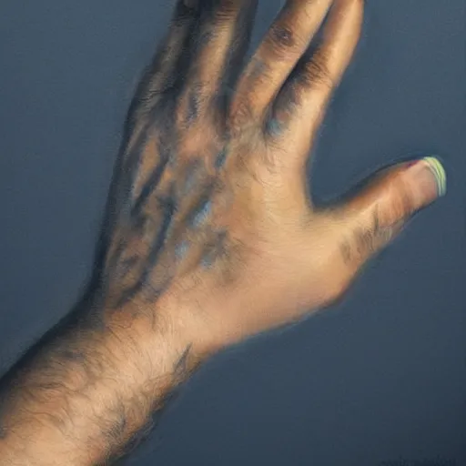 Prompt: highly realistic artwork, human fingers, photography, uhd, 8 k by diego fazio